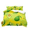 Summer Avocado Avocado Digital Printing Abrasive Bedding Two-Piece Set Three-Piece Set