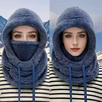 Warme Thermische Winddichte Sturmhaube Skihaube Motorrad Gesichtsabdeckung Polarfleece Verstellbar Radfahren Nackenwärmer Vollgesichtsmaske Winter