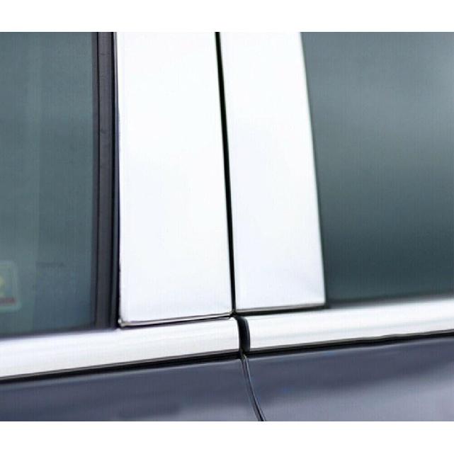 Car Accessories Fit for Toyota Highlander Stainless Steel 2014 2015 2016 2017 2018 2019 Pillar Post Trim 6PCS