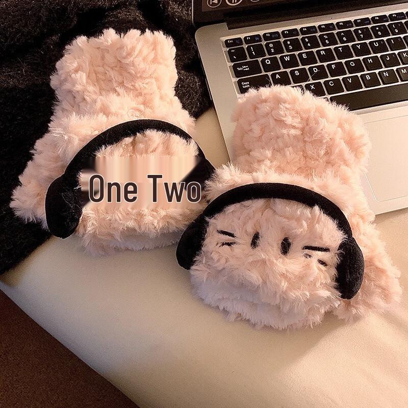 

Fumaide Милые плюшевые варежки с кошачьими ушками