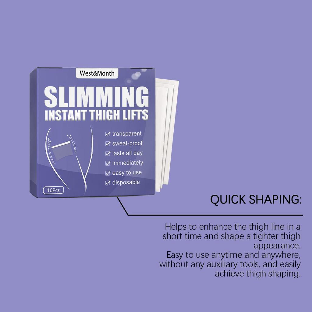 10pcs Leg Lift Strips Moisturizing and hydrating for a natural-looking, subtle lifting and firming of the skin.