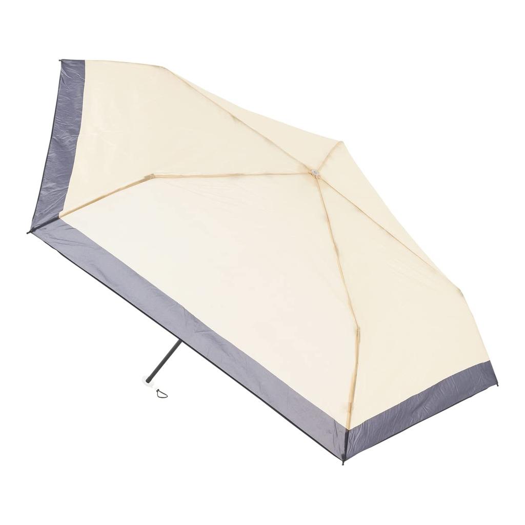 Magical Tech 65g Ochrana proti UV Skládací lem Béžová Ultra lehký deštník, 50cm, 10286, Lem,