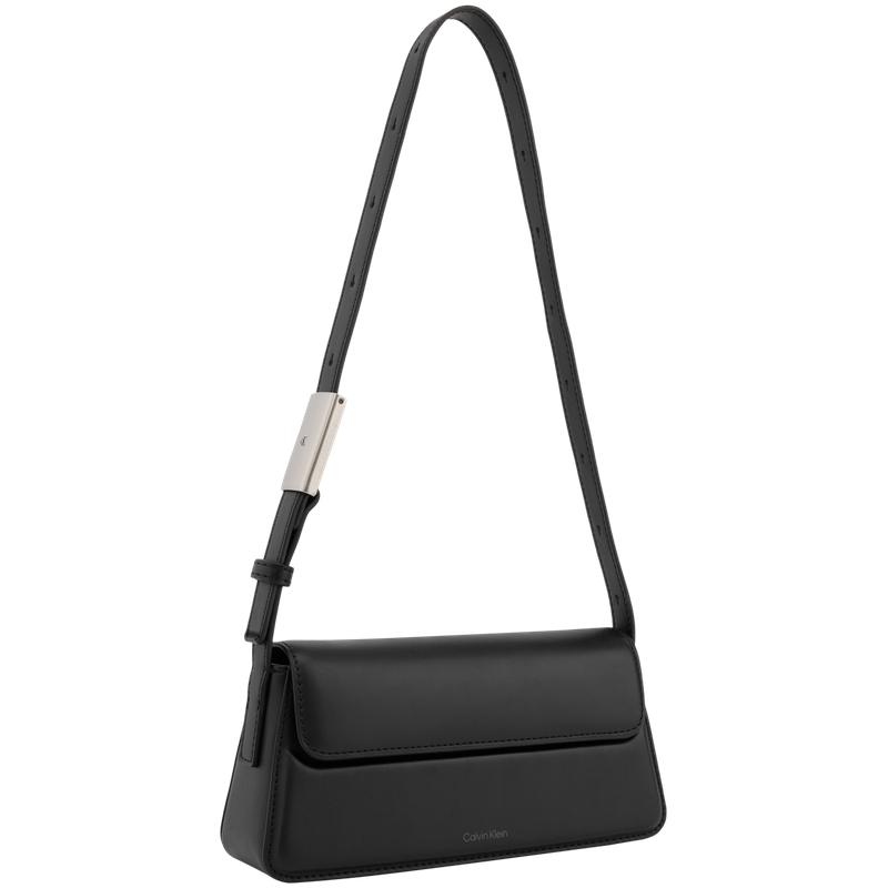 Calvin Klein Versatile Flap Trapezoid Synthetic Material Shoulder Bag Medium Women shoulder bag Space-Black 4K3110G-UB1