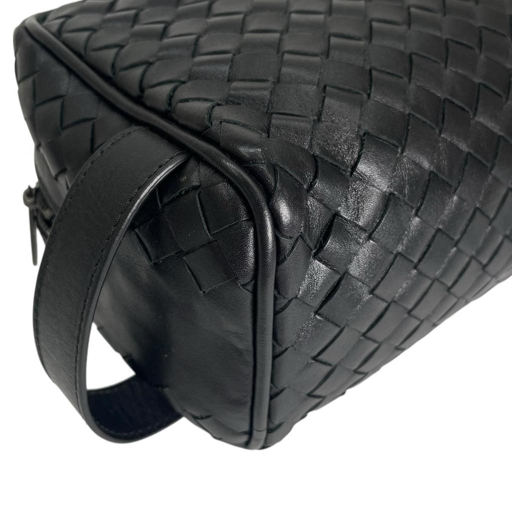 BOTTEGAVENETA INTRECCIATO Clutch bag black mens used