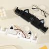 Wall-Mounted Black & White Cartoon Glasses Holder
