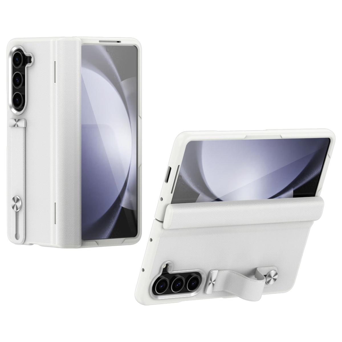 

Для Samsung Galaxy Z Fold6 5G Чохол-підставка Протиударний Жорсткий ПК Чохол для телефону White