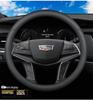 Genuine Leather Steering Wheel Cover for 2021 XPeng P7/G3/P5, Ultra-Thin, All-Season.