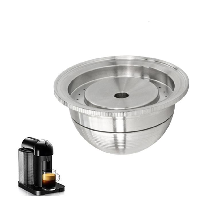 80ml Stainless Steel Reusable Coffee Machine Accessories Coffee Filters Pod Home Kitchen Refillable Converter For GCA1