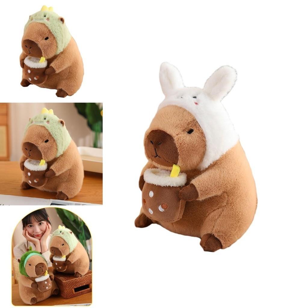 Cute Plush Capybara Toy Soft And Cuddly Stuffed Animal For Kids Perfect Birthday Gift 30cm Height
