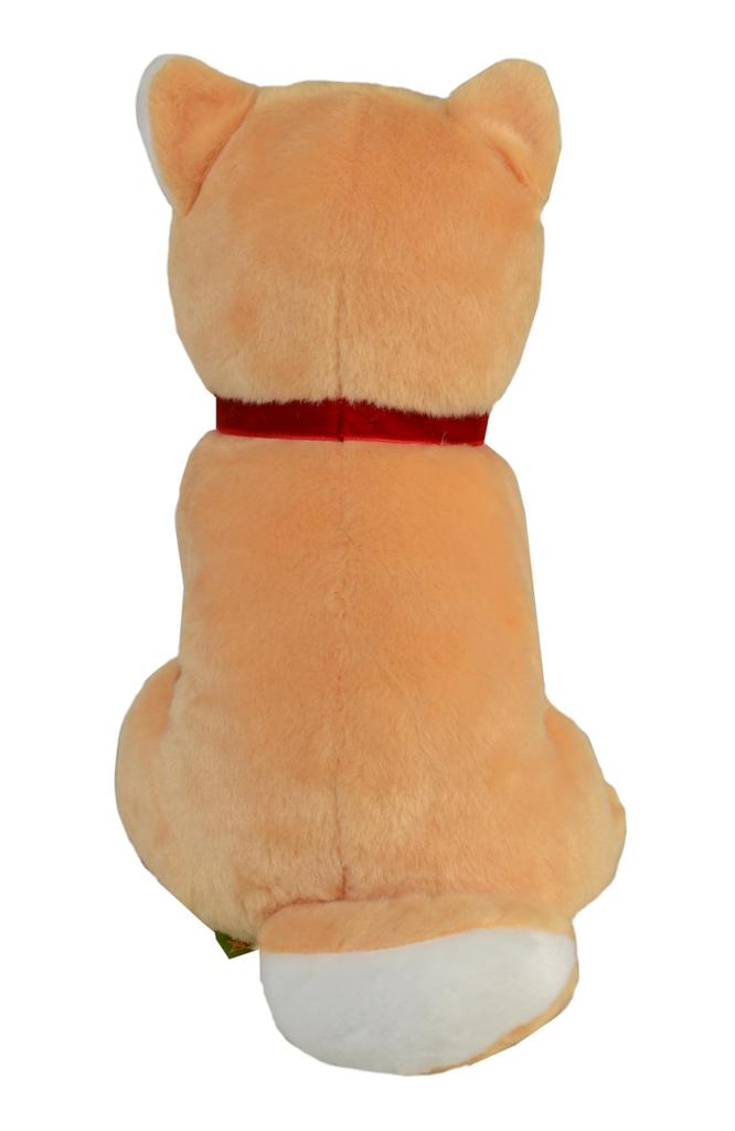 Friends Hill Fluffy Shibata Sitting Plush Toy, Beige, ES-824-206