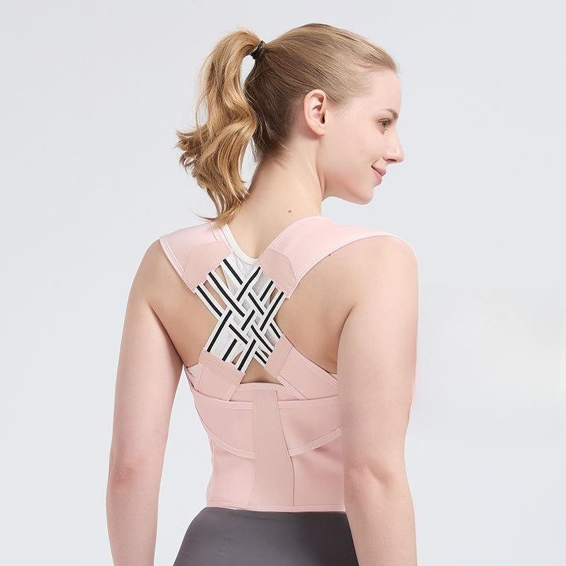 Backbone Correction Device, Shoulder Opening and Back Shaping Posture Corrector, Invisible for Adults and Men, Scoliosis Corrector S【37-50kg，waistline65-74CM】