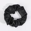 High Elasticity Satin Scrunchie: Versatile, Solid Color, Fashionable Large Circle for Girls