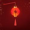 With Lighting Chinese Lantern DIY Materials Good Luck With Handle Party Glowing Lantern Handmade Glowing New Year Lantern Decors