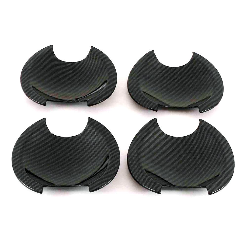 For Toyota Camry 2012-2017 Carbon Fiber Printed Exterior Door Handle Cover Moulding Bowl Cup Cavity Trim Frame Bezel