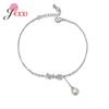Female 925 Sterling Silver Bracelet Top Quality Zircon Arm Chain Bead Pendant Pearl Bracelet for Women Genuine Fashion Jewelry