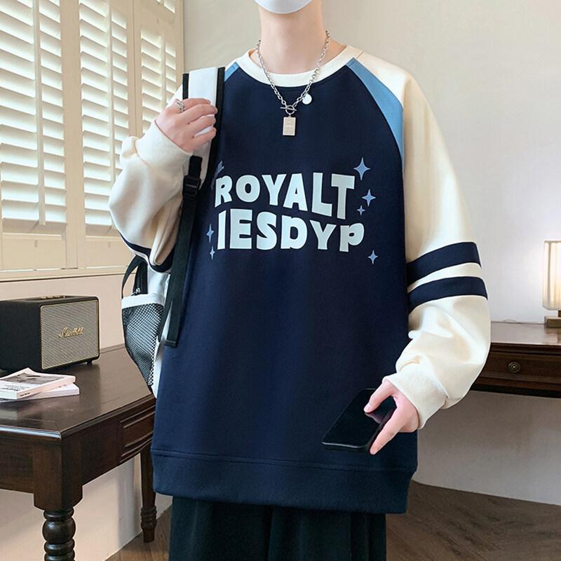 

Spring and Autumn New Crew Neck Sweater Male Teen Student Upper Clothes M