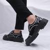 Fashion New Thick Bottom Classic Lace-Up Male Oxfords Height Increase Comfortable Casual Shoes All-match Antiskid for Men Business Shoes