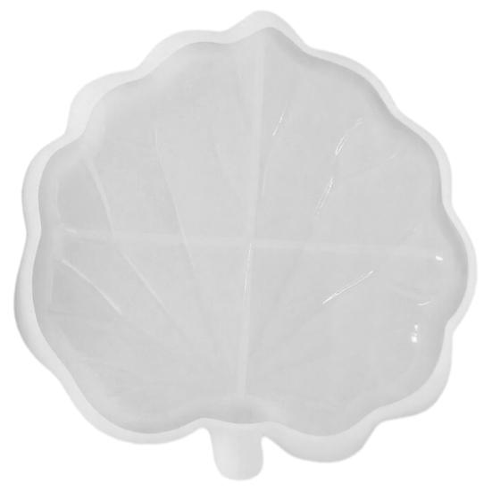 Fondant Pressing Tools Leaf Resin Tray Mold, Maple Turtleback Ginkgo Mulberry Lotus Shaped Silicone Molds Epoxy Mold for Jewelry Plate, Trinket Dish,