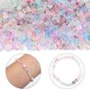 30g 4.5x6.5mm Glass Seed Beads Colorful Transparent Oval Loose Beads For Jewelry Making DIY Bracelets Necklace Beaded Material