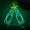 Alkkign Beer Neon Light Up Bar Green Cheers Neon USB Powered Neon Bar Sign for Wall Bar Sign for Home Izakaya Man Cave Party Sign, Sign, Sign, Decor,