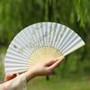Handmade Props Fan No Deformation Folding Fan Hanfu Accessories   Female