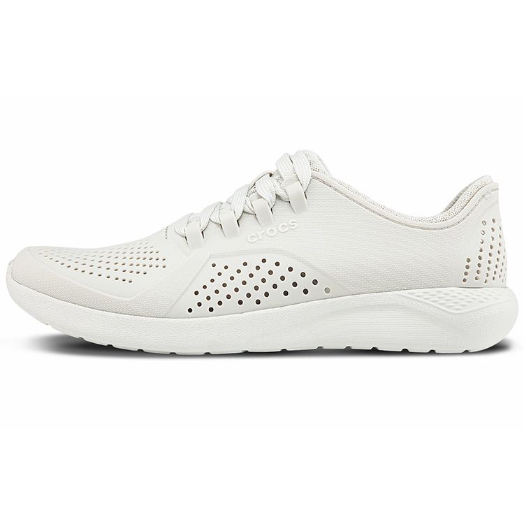 Crocs Literide Lightning Casual Breathable Low-Top Running Shoes Men Sneaker Off-White 204967-1CN