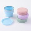 200ml Foldable Silicone Cup Silicone Drinking Mug New Portable Drinking Cup  Camping
