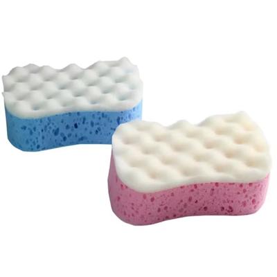 1/3PcsSoft Bath Sponge Body Scrub Bast Wisp Massage Brush Body Washcloth Skin Scrubber Relax Exfoliat Skincare Shower Accessorie