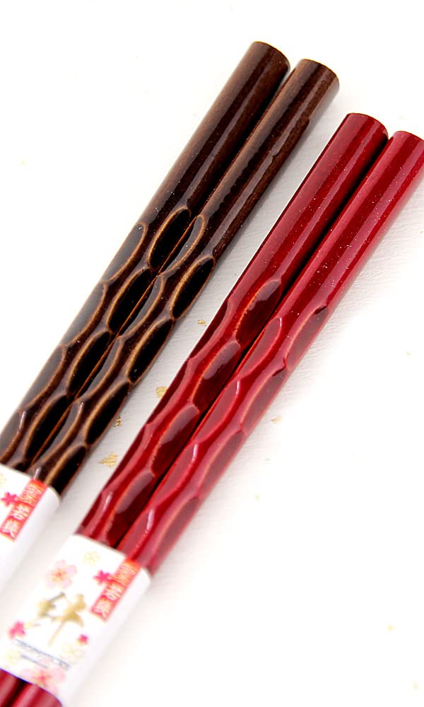 Couple dyed dark dishwasher comes with a designed paulownia box and Respect for the Aged respect for the longevity longevity chopsticks, carving,