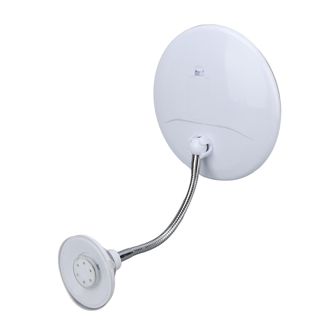 8 Zoll Saugnapf Schminkspiegel 10X mit LED Weißlicht 10X Vergrößerung Saugnapf Kosmetikspiegel zum Schminken