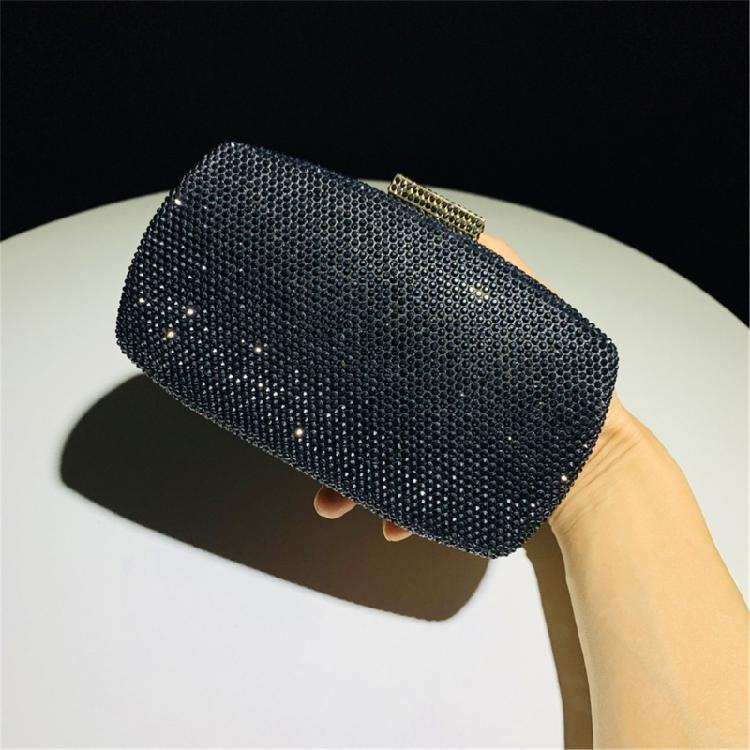Sparkly Diamond Rhinestones Evening Bag Prom Parties Handbag Purse for Formal