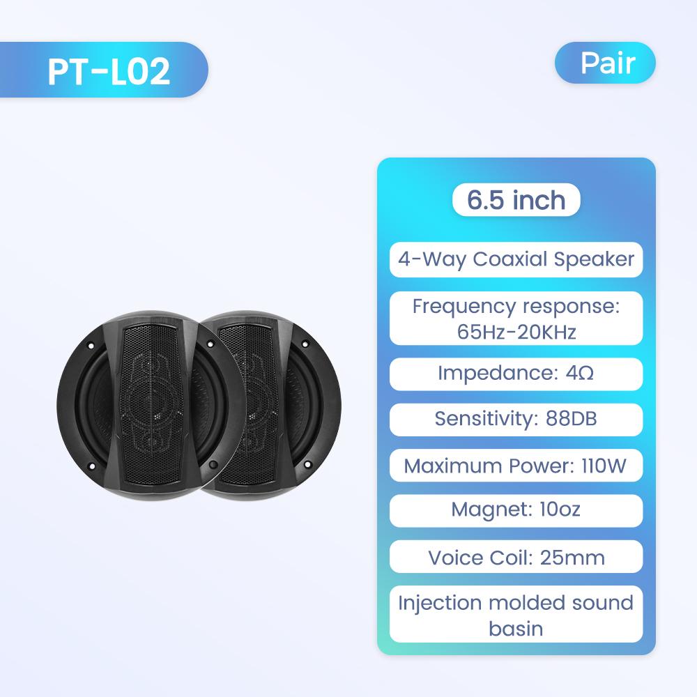 Navifly 5/6.5/6*9'' car audio accesorios Universal speaker 4/5-Way Car Hi-Fi Coaxial Automotive Stereo Speaker 25mm Voice coil