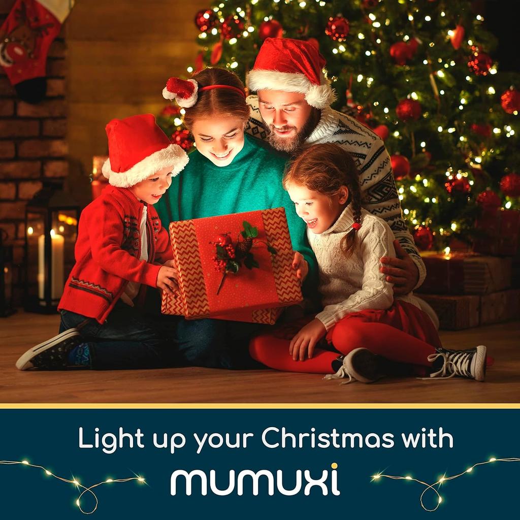 MUMUXI 20 Pack 3.3ft Fairy String Lights Battery Operated, Mini LEDs for Party Wedding Centerpiece Decorations, Crafts, Mason Jar Firefly Lights,