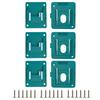 Mountable 18V Battery Holder Set for BL1815 BL1820 BL1830 BL1840 BL1850 BL1860 with Tool Storage Racks Easy Fit
