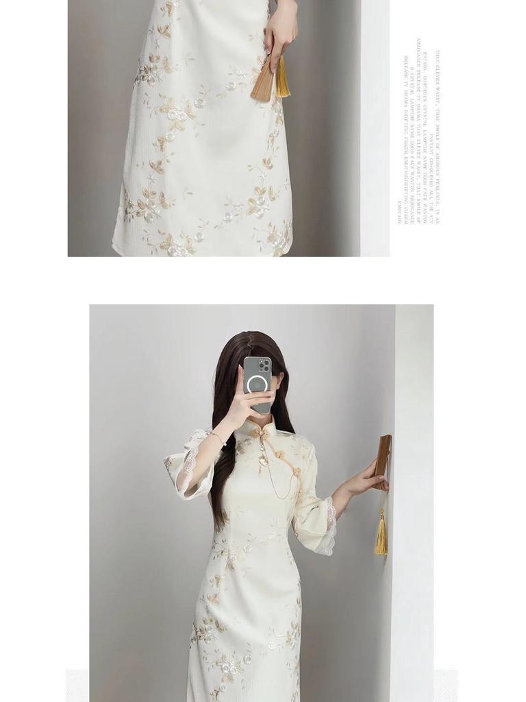 New Summer Qipao Dress: Retro Chinese Style for Young, Everyday Elegance