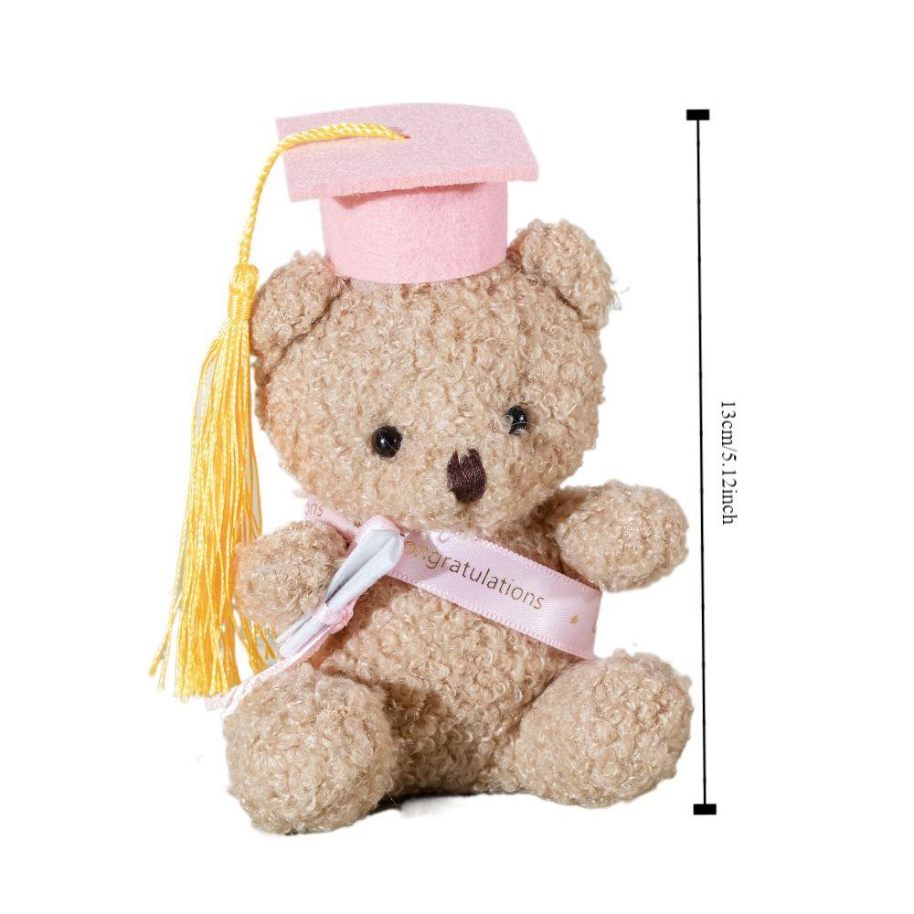 Stuffed Toy Graduation Bear Soft Doll Doctor Bear Plush Toy Students Kindergarten Gifts
