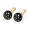 Buckle Closure Round Ball Earrings Ear Clips Dangle Earrings Drop Earrings  Summer Vacation