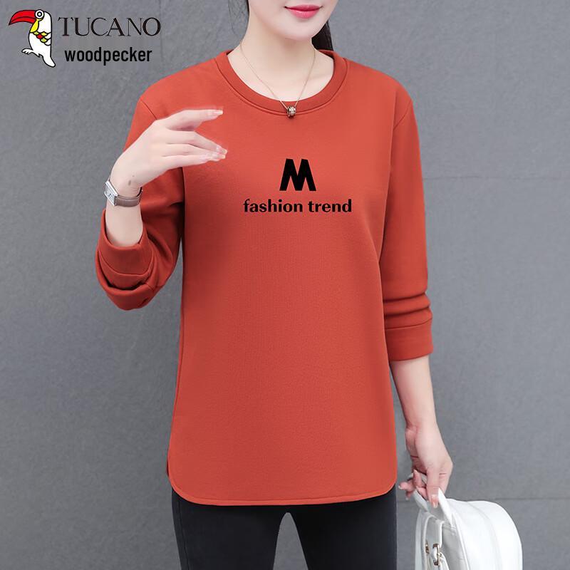 

Женский плотный свитшот средней длины Woodpecker 3XL