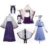 Anime Dämon Slayer Kimetsu Keine Yaiba Kochou Shinobu Cosplay Kostüm Perücke Set Kimono Uniform Halloween Anime Kostüme für Erwachsene Kind