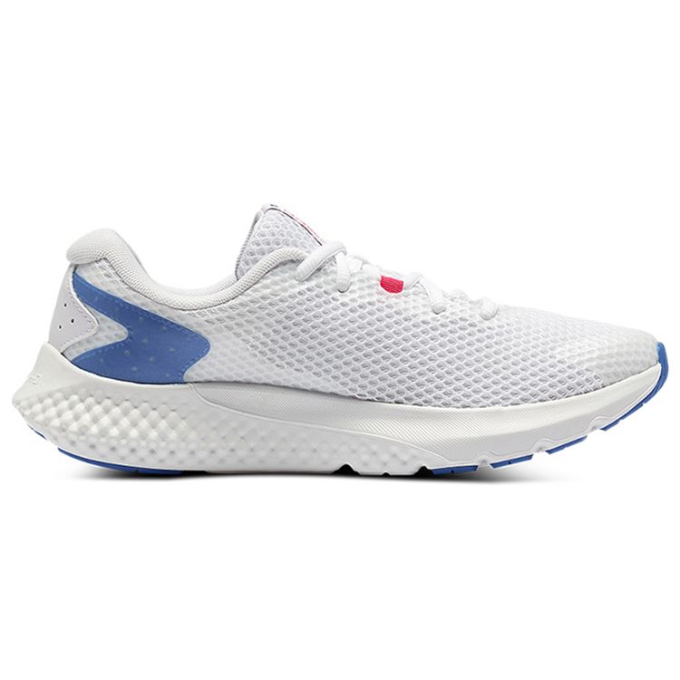 Under Armour Charged Rogue 3 Comfortable Sports Fashion Mesh Low-Top Casual Running Shoes Women sneaker White 3025756-101
