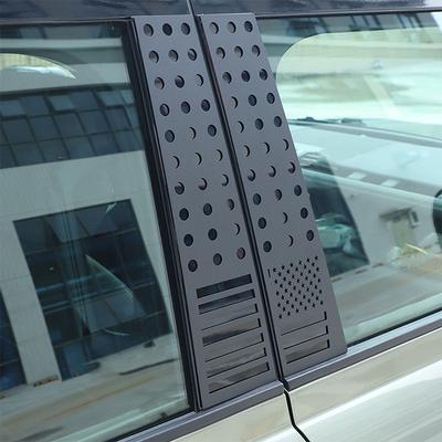 For Land Rover Defender 110 -2024 Aluminum Alloy Car Window B-pillar Center Pillar Trim Sticker Car Accessories
