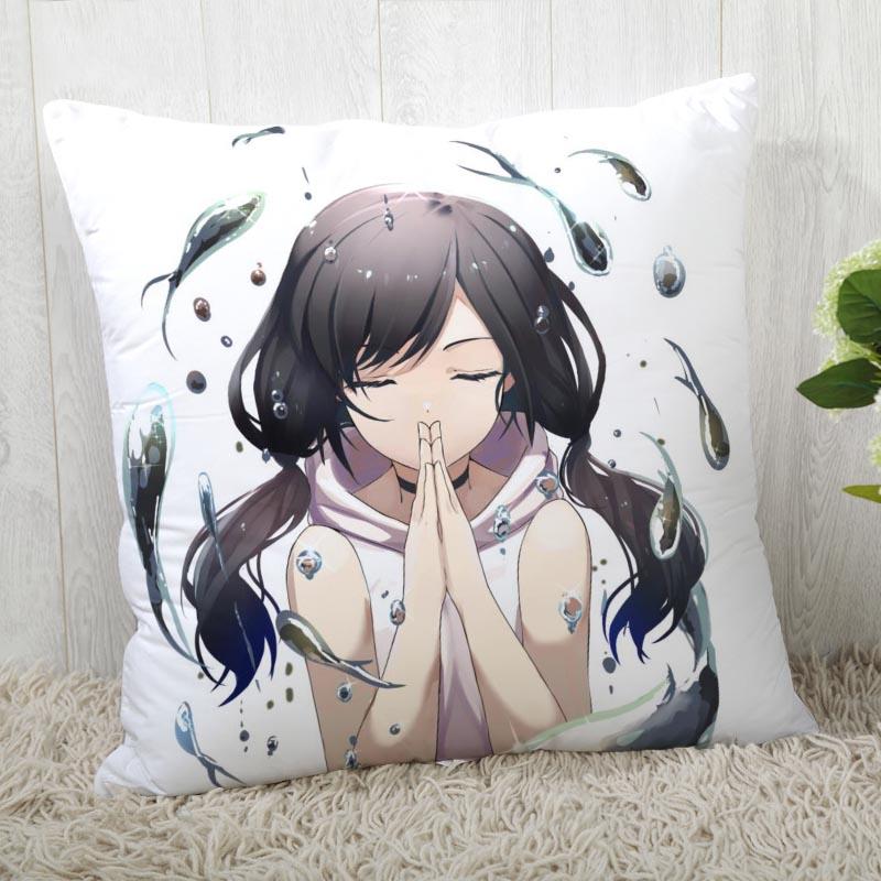 Tenki No Ko (Weathering With You) Pillow Cover Customize Pillowcase Modern Home Decorative Pillow Case For Living Room