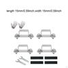 4 Pieces Large Pet Playpen Reinforcement Kit Accessories Square Tube Clamps for Cat Enclosures
