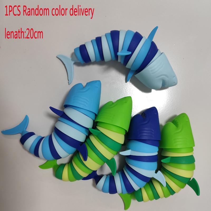 Alligator Caterpillar Unique Articulated Children'S Exploration Fun Toy 3D Sensory Fidget Toy Pressure Relief Anti-Anxiety Toy