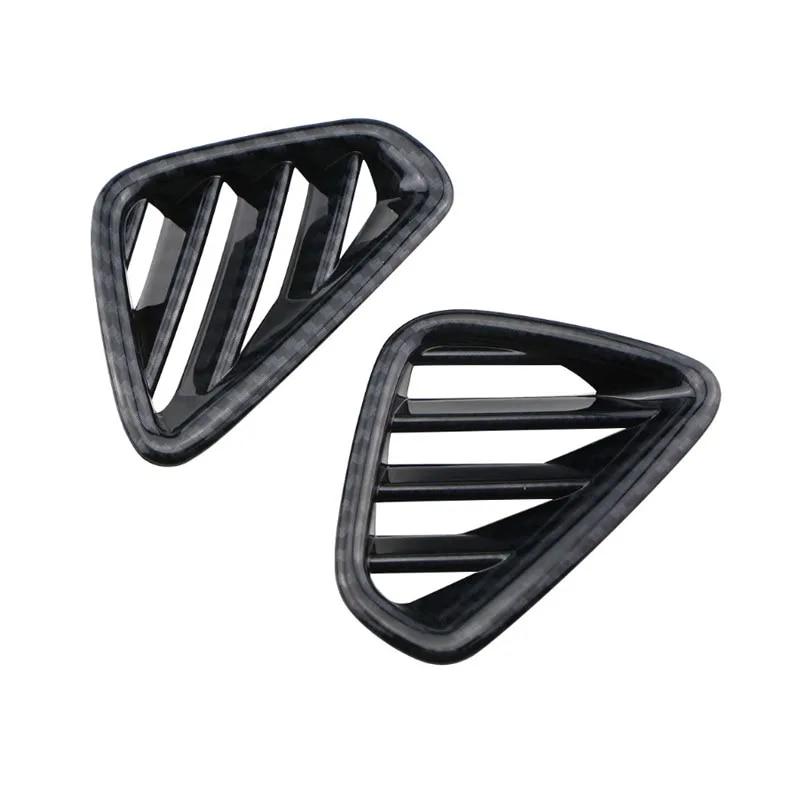 2 Teile/satz Auto Klimaanlage Vent Outlet Dekoration Abdeckung Pailletten Trim für Hyundai Kona Kauai 2017 -2022 Zubehör