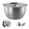 New Lid Soup Bowl Rice Bowl Anti Scalding Tableware Egg Steamed Soup Bowl Egg Steamed Stainless Steel Kitchen Tool