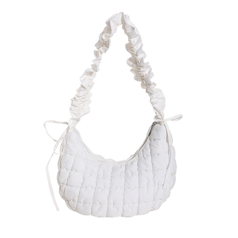 IELGY women's textured embroidered thread single shoulder personalized messenger women's bag