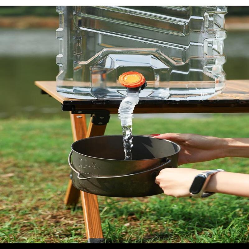 ZhiShi 24L Outdoor Camping Bucket with Electric Pump