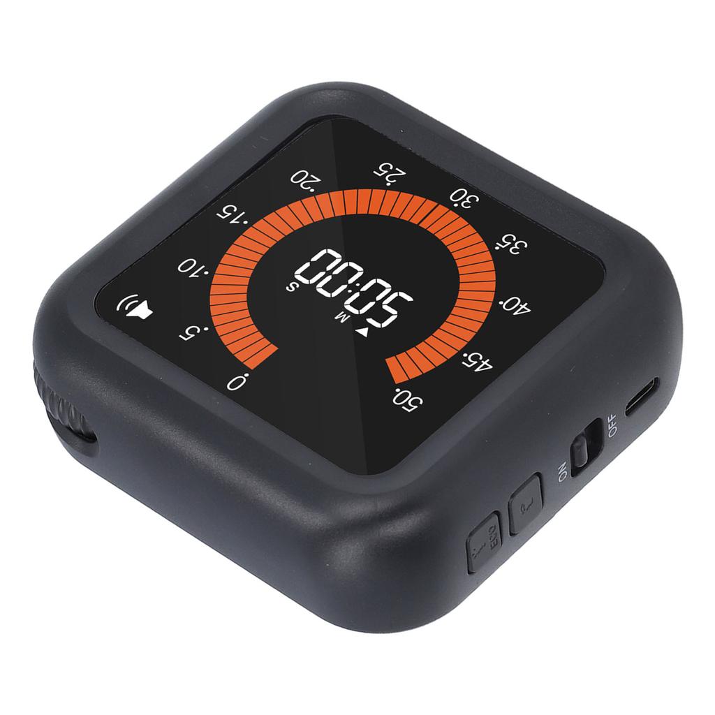 Visual Timer Silent Rechargeable Magnetic Back Countdown Up Digital Timer with Stand for Study