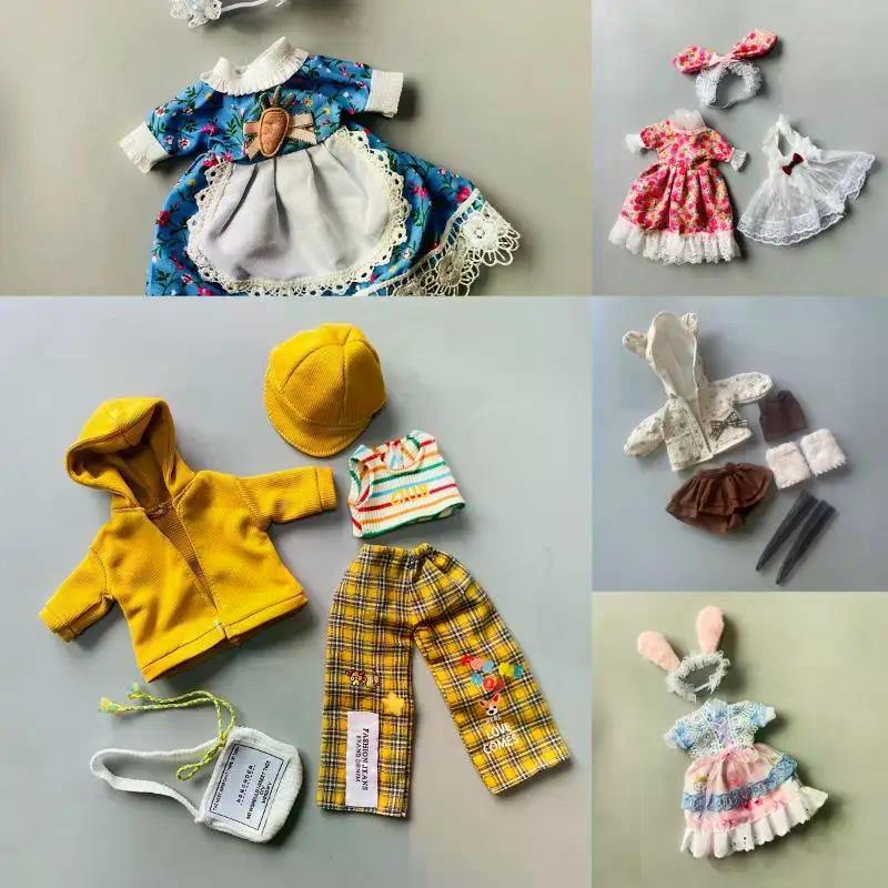 1 Set Universal Outfit For SD Dolls DIY Toys 1/6 30cm Doll Cute Clothes Kit Princess Skirt Lolita Dress Up Accessories